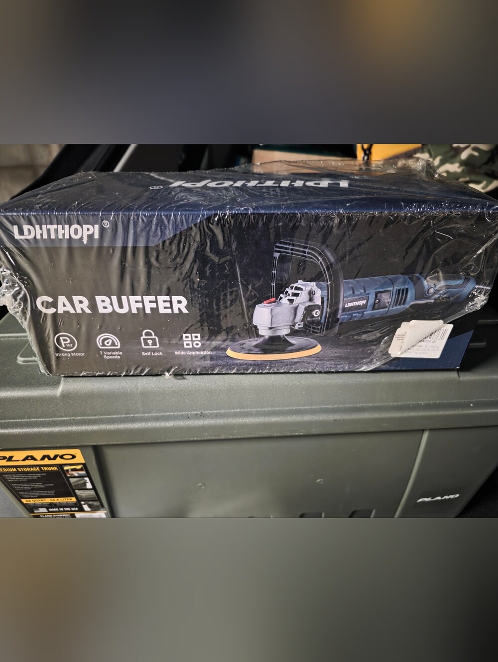 Brand New LDHITHOPI Car Buffer Polisher - Blue/Black